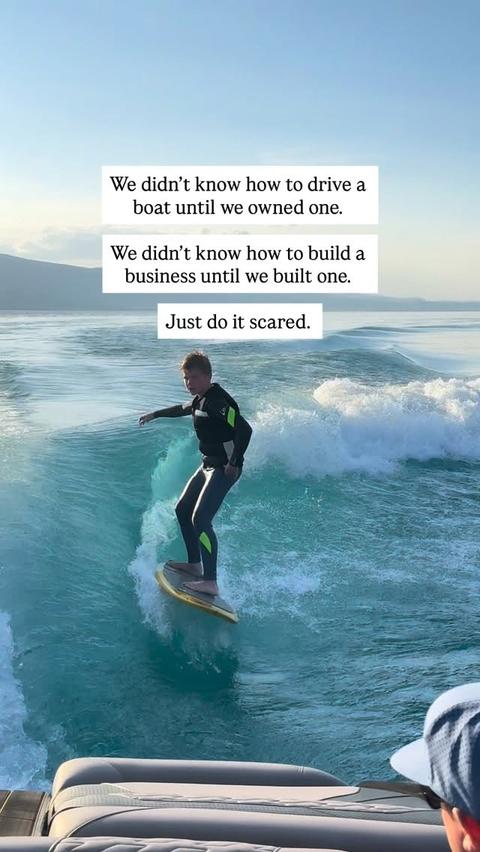 True story the first day we took our brand new boat to the lake, we had to trailer it in a storm and our boat literally blew into another bo
